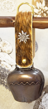 Glocke Froschmaul antik-kupfer 4,2cm